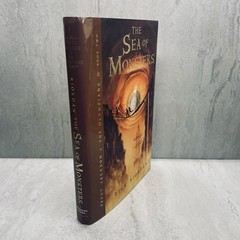 The Sea of Monsters Rick Riordan 1st Edition 4th Print Hardcover Percy Jackson