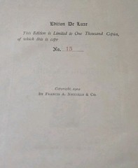 1902 The Robbers by Friedrich Schiller Luxury Edition #15 of 1,000