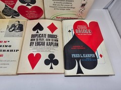 Vintage Lot Of 7 Poker Books – Duplicate Bridge Winning Partnership & More