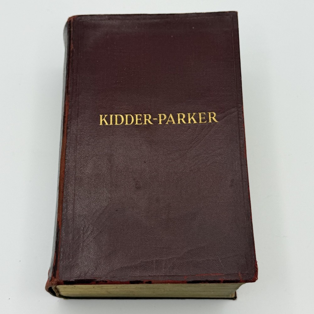 Vintage 1936 Kidder-Parker Architects’ & Builders’ Handbook 18th Ed. Hardcover