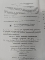 The Second Coming Of Christ Self-realization Fellowship Slip 2 Volumes