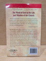 Word of God in the Life and Mission of the Church : Verbum Domini: Post-Synodal