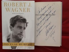 Robert Wagner SIGNED Autobio Movie TV Actor Natalie Stanwyck McQueen Hart HC/DJ