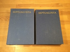 SEPTUAGINTA Volumes 1 and 2, Alfred Rahlfs Vintage 1971 Hardcovers