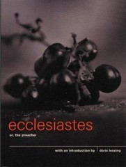 Ecclesiastes; Pocket Canon – paperback, Doris Introduction Lessing, 0802136141