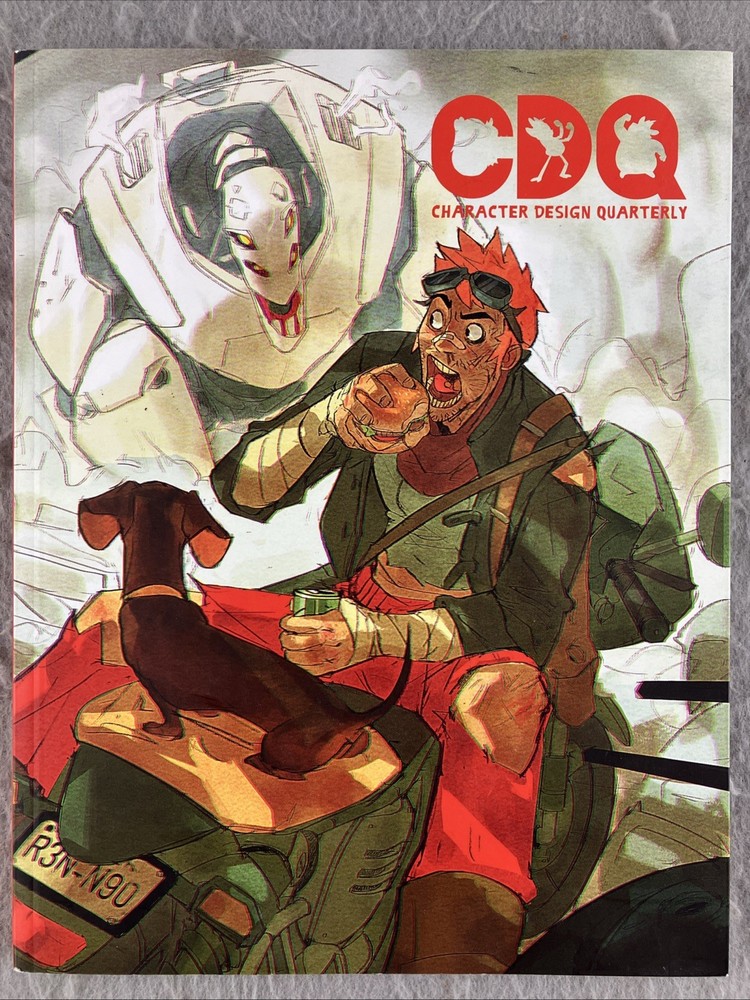 Character Design Quarterly 8 – paperback Publishing, 3d total Illustrated
