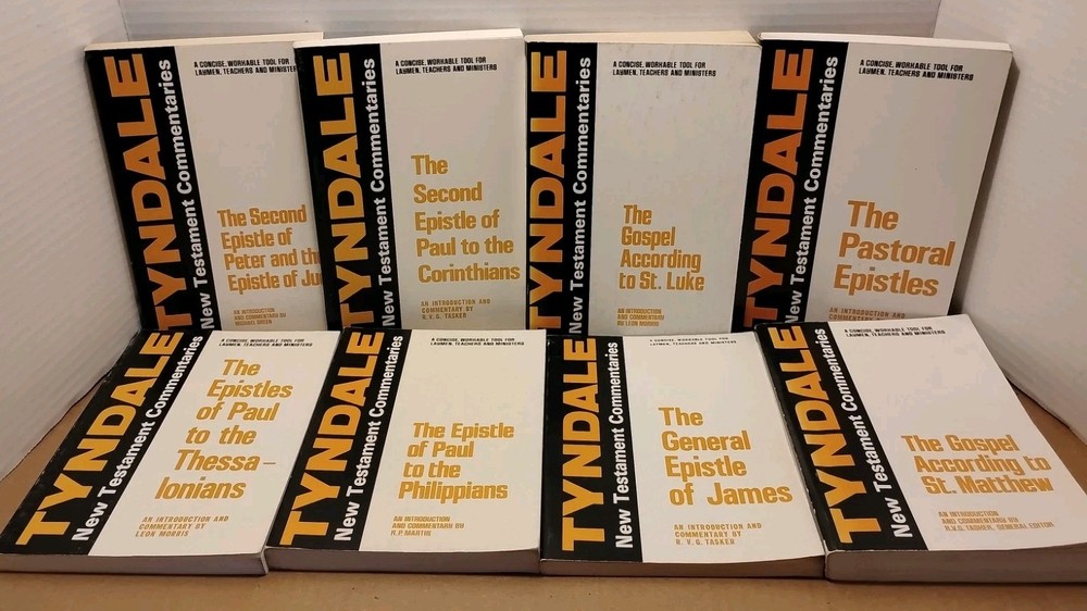 Tyndale New Testament Commentaries (8) Vol. Lot Eerdmans Bible Study Mixed Set