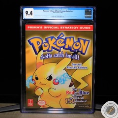 CGC 9.4 – Pokemon Yellow: Prima’s Official Strategy Guide [ w/ Poster] 1999 NEW!