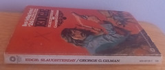 Vintage Western Paperback Edge #24 Slaughterday George G. Gilman 1st Print 1977