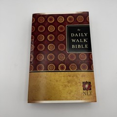The Daily Walk Bible NLT New Living Translation Paperback Christian Study Bible