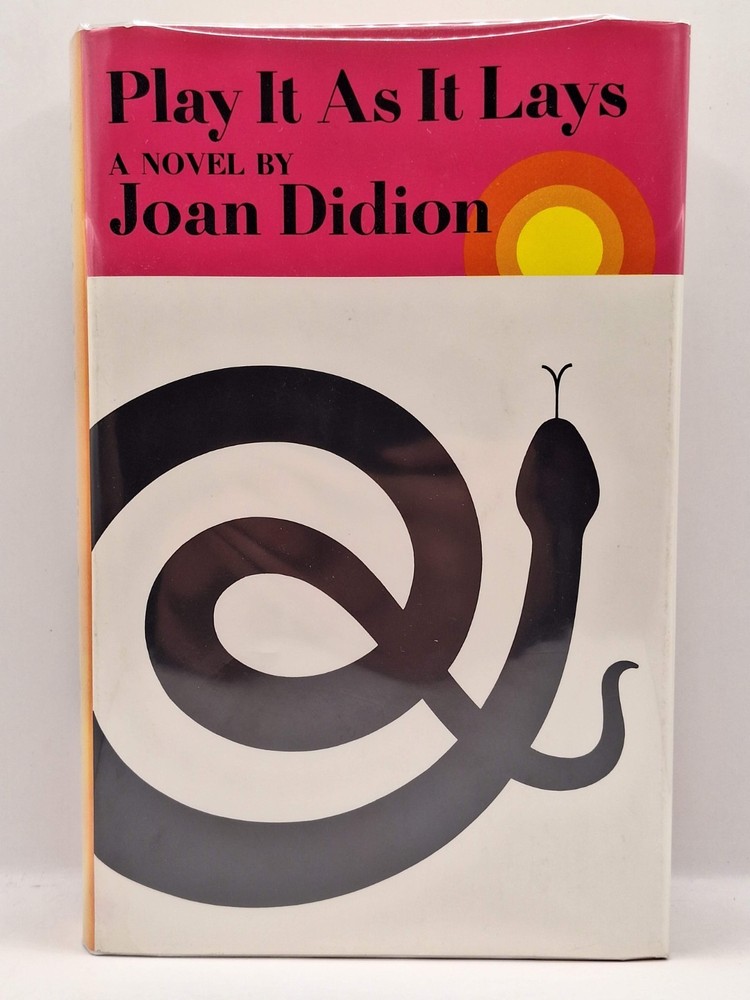 Play It As It Lays by Joan Didion 1970 HCDJ 1st Edition/1st Printing