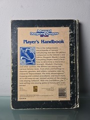 Advanced Dungeons & Dragons Players Handbook 2nd Edition Hardcover TSR 1989 2101