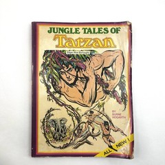Jungle Tales of Tarzan Edgar Rice Burroughs Burne Hogarth Illustrated Book 1976