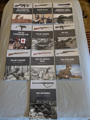 Lot of 10 Osprey WEAPONS series Illustrated Military history book # 1 – 22