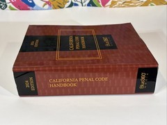 California Penal Code Handbook 2024 Edition Blue360 Media Book