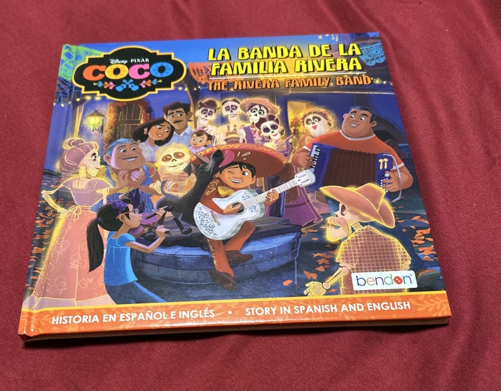 DisneyPixar “Coco” Book Bilingual The Rivera Family Band Bendon, Inc.8.25”x8.25”
