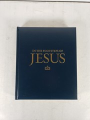 National Geographic In the Footsteps of Jesus, Leather, Excellent Condition