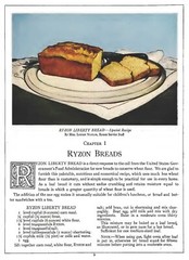1917 Ryzon baking Cook Book 84 Pages