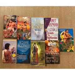 Vintage Romance Paperback Book Lot Janet Chapman Kresley Cole Linda Jones 9 Book