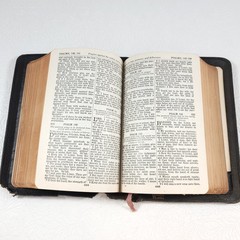 Holy Bible Pronouncing National Bible Press Undated Leather Authorized KJV