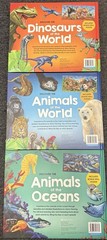 Discover Animals and Dinosaurs of the World Brand New with Posters