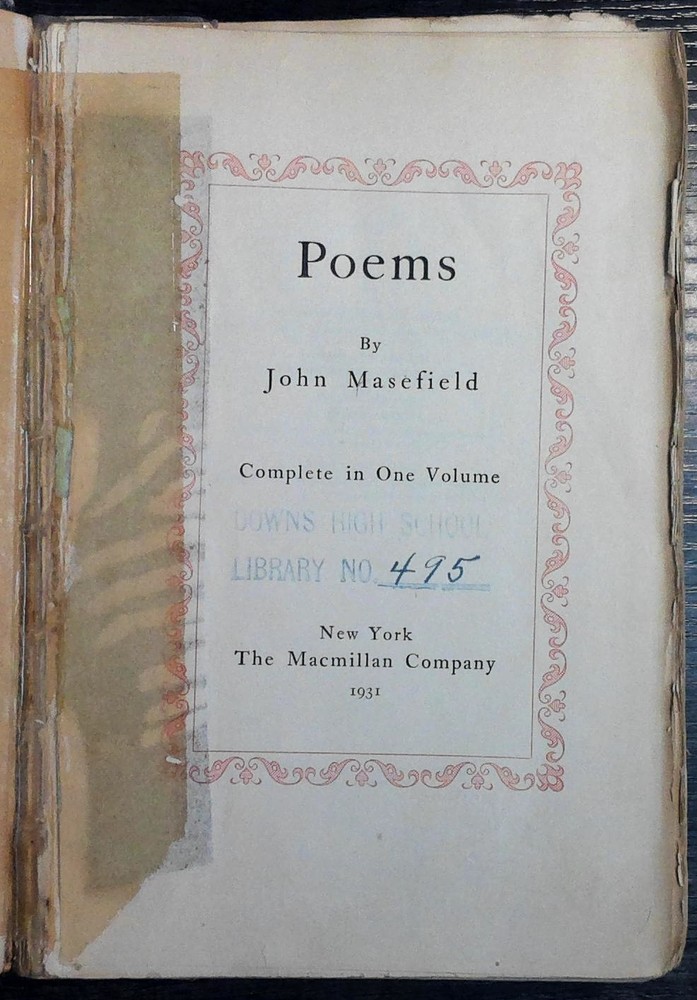 Selected Poems [The MacMillan Company, 1930]