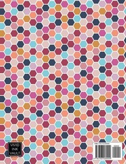 Hexagon Paper Notebook: 1/4 inch (0.25 in) Hex Graph Paper, 8.5″ x 11″, 50 sh…