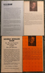 George Bernard Shaw, lot of 4 books, Saint Joan, Pygmalion, Candida