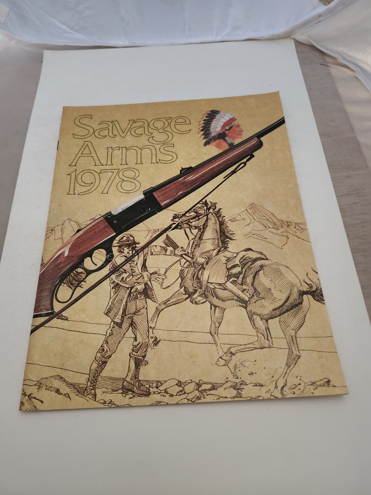 1978 Savage Arms Co. Retailer’s Catalog. 8 1/2″ x 11″ 36 Pages of info