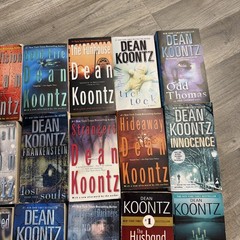 Lot of 23 books by Dean R. Koontz – paperback Multiple Titles Collection