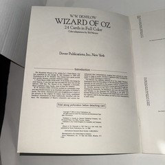 WIZARD OF OZ L. Frank Baum W. W. Denslow Postcards 24 Dover 1987 Complete