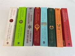 Diana Gabaldon Lot 1st 8 OUTLANDER Series All Large Paperbacks