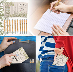 120 Pcs Christian Gift Bulk for Women Bible Verse Notebook Prayer Journal Inspir
