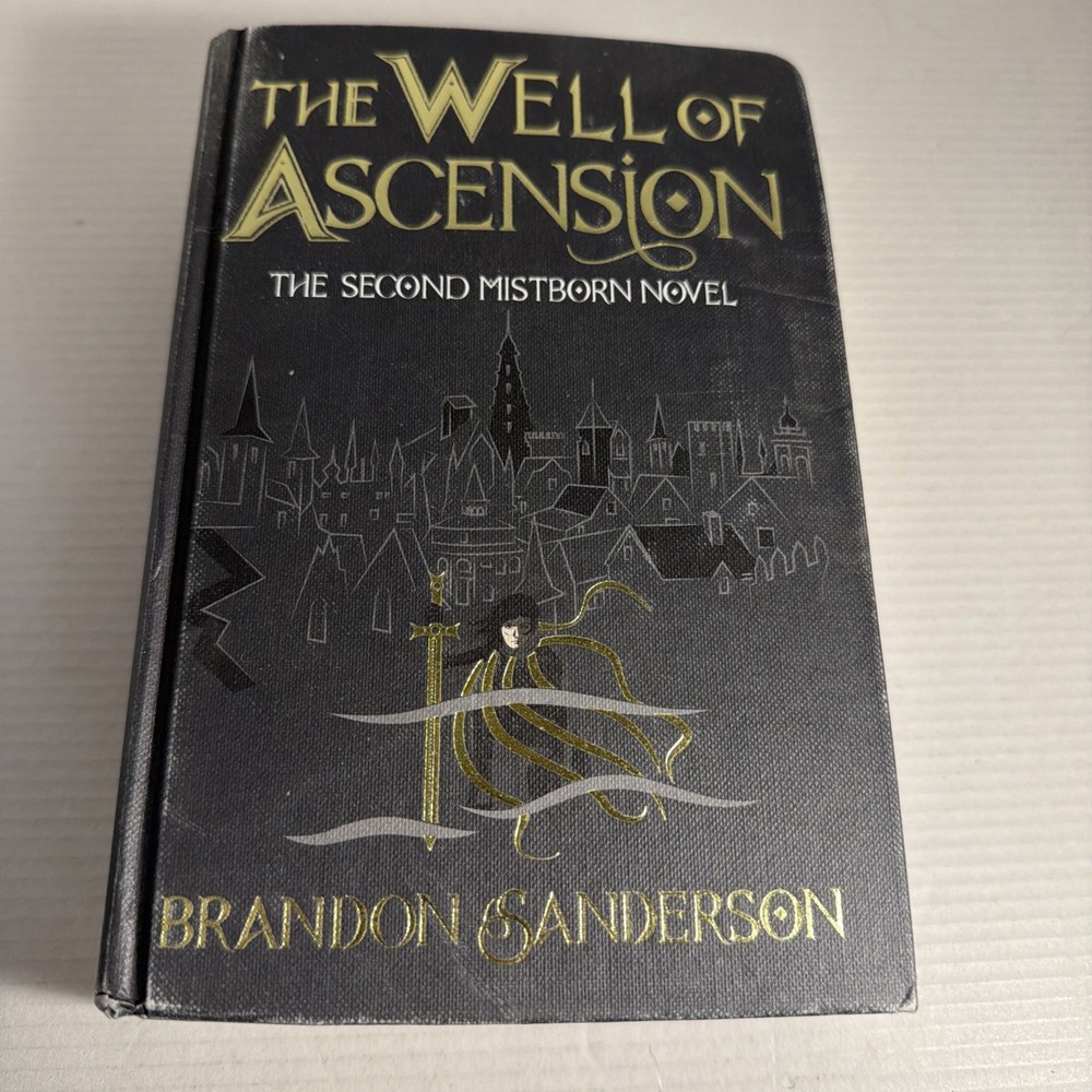 Well of Ascension Mistborn #2 Brandon Sanderson Hardcover *Heavy damage