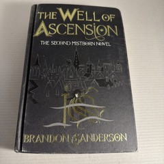 Well of Ascension Mistborn #2 Brandon Sanderson Hardcover *Heavy damage