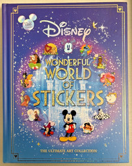 Disney Wonderful World of Stickers Hardcover -Over 1000 Stickers