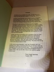 Greenbush United Methodist Church Centennial 1898-1998 Histry Book 44 Pages
