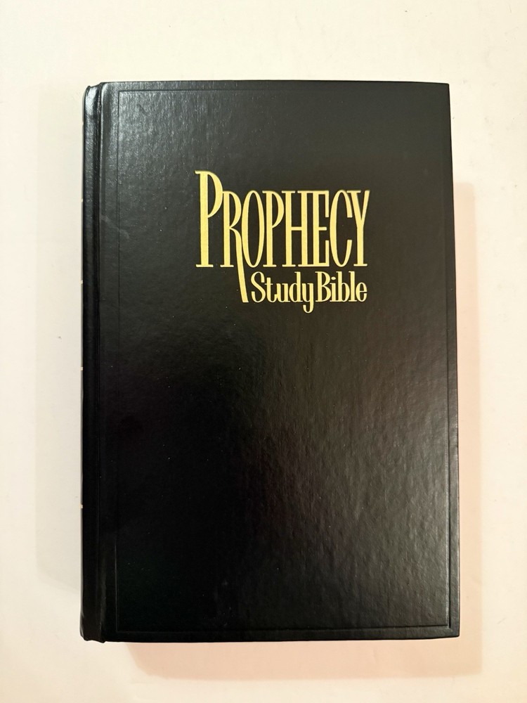 John Hagee Prophecy Study Bible NKJV Nelson 1462 Black Hardcover THUMB INDEX ED