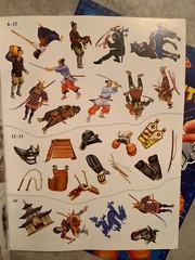 2 Awesome Adventures Reusable Sticker Book – ASTRONAUTS & SAMURAI. Unused!