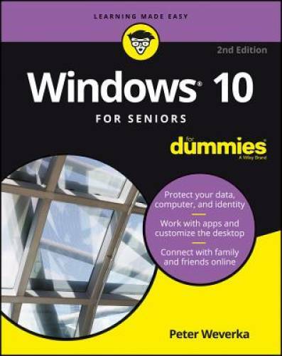 Windows 10 For Seniors For Dummies (For Dummies (Computer/Tech)) – GOOD