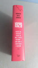 1929 Signed by Andrew Ross Sorkin 2026 HC First Edition Wall Street Crash