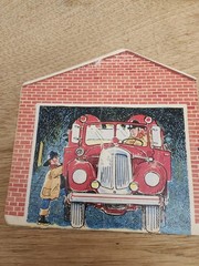 1979 The Fire House Book. A Golden Shape Book. By Colin Bailey