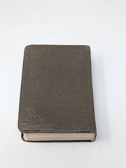 Vintage 1940s Miniature Holy Bible KJV Oxford Ruby 32mo Pocket Bible 40s