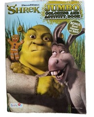 Dreamworks SHREK Jumbo Coloring Book & Activity Book Tear/Share Pages 🆕🆓Ship!