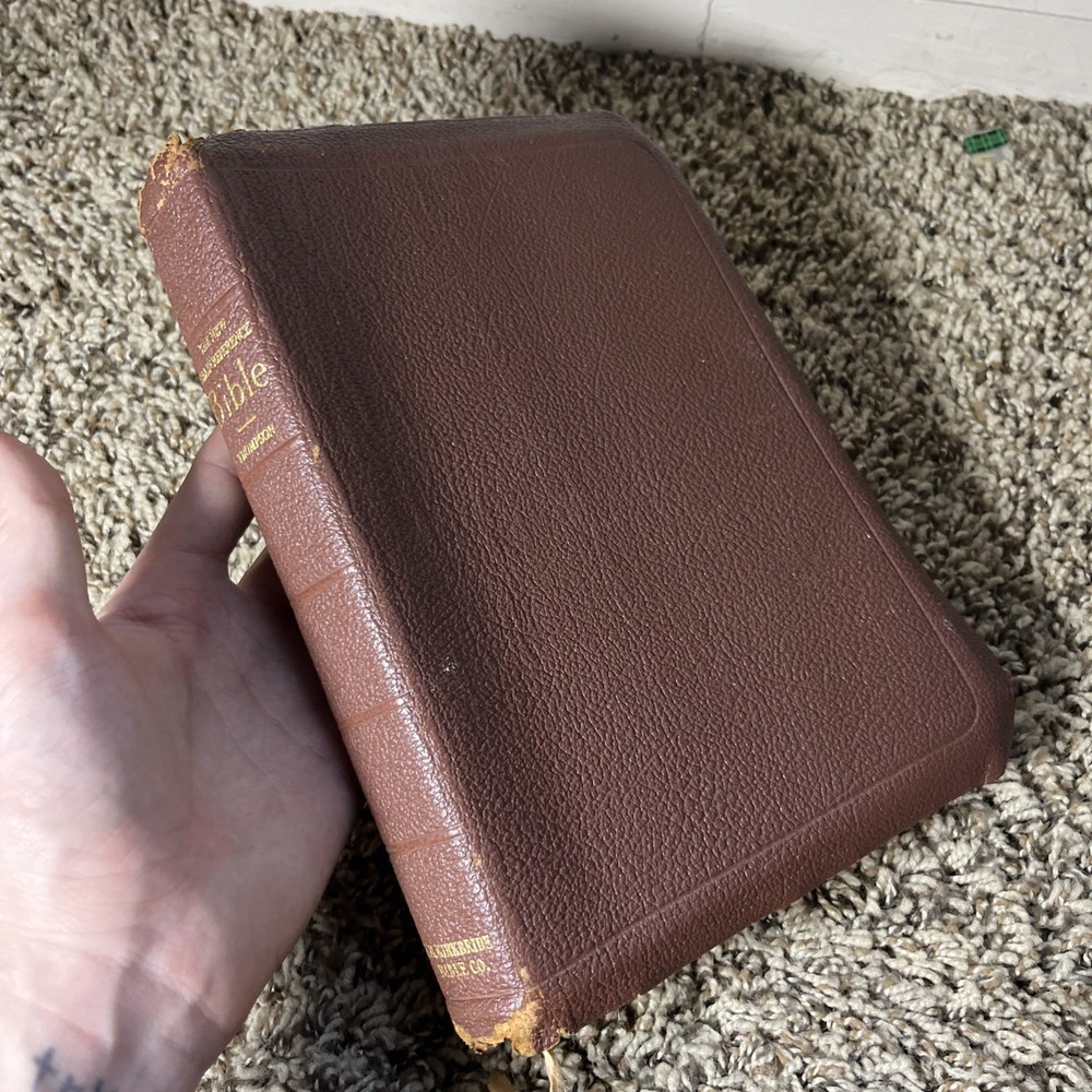 Thompson Chain Reference Bible KJV Kirkbride Morocco Leather 3rd Improved 1957