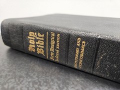 Dickson KJV New Analytical Indexed Bible Genuine Morocco Black Leather 1966
