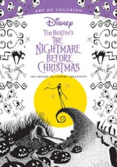 Art of Coloring: Tim Burton’s The Nightmare Before Christmas: 100 Im – VERY GOOD