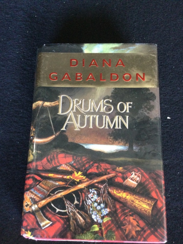 SIGNED-Drums of Autumn Diana Gabaldon 1st Edition 1997 Hardcover-Fmr. Library BK
