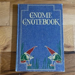 Vintage Gnome Gnotebook Hard Bound Book With Lined Pages Journal Avenel Books