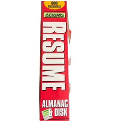 Adams Resume Almanac and Disk by Adams Media Corporation Staff (Copyright 1996)